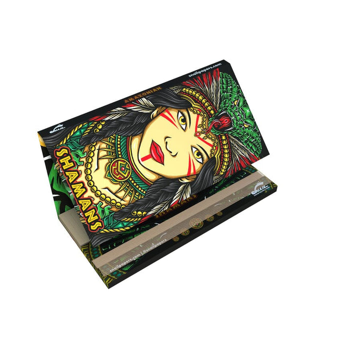 Buy Snail - Shamans Collection (Paper + Tips) Rolling Papers + Tips Amazonian | Slimjim India