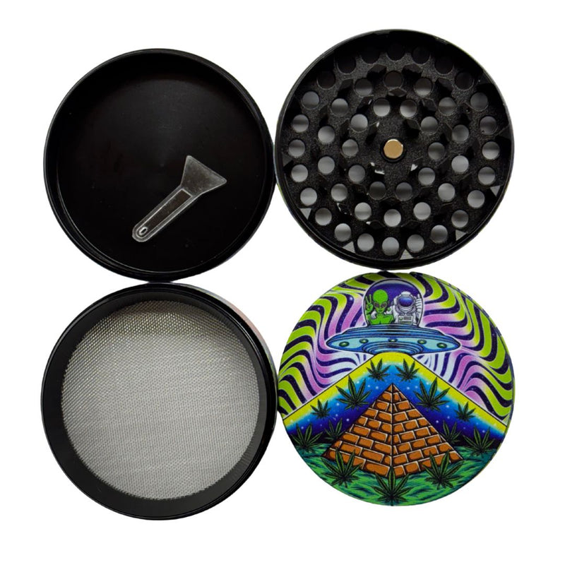 Load image into Gallery viewer, Buy Space Metal Grinder 4 Part (63 mm) Grinder | Slimjim India
