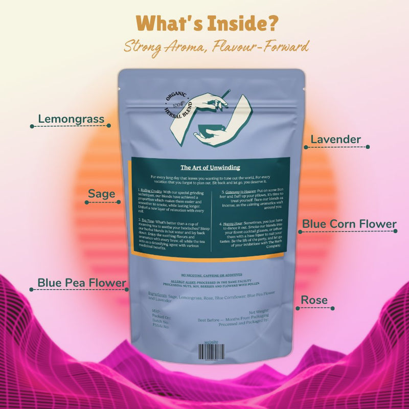 Load image into Gallery viewer, Buy The Herb Company - Vaporwave Herbal Blend | Slimjim India
