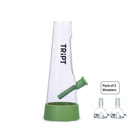 Buy Tript OG Silicone Glass bong ( Yellow Mellow) Bong | Slimjim India