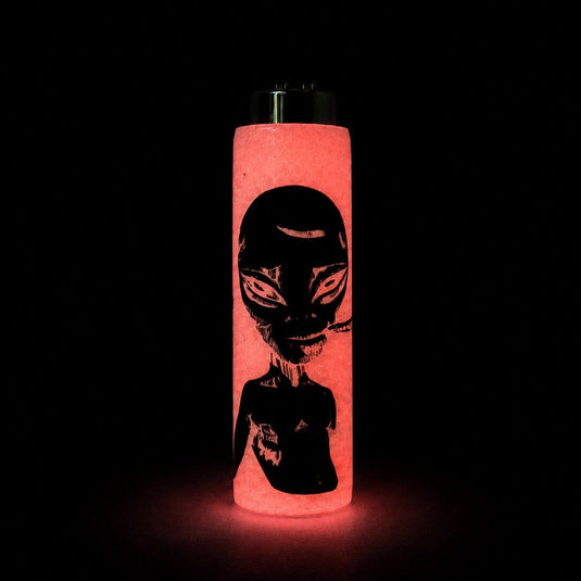 Buy Ubuntu - Smoking Alien Glow Clipper LIGHTER | Slimjim India