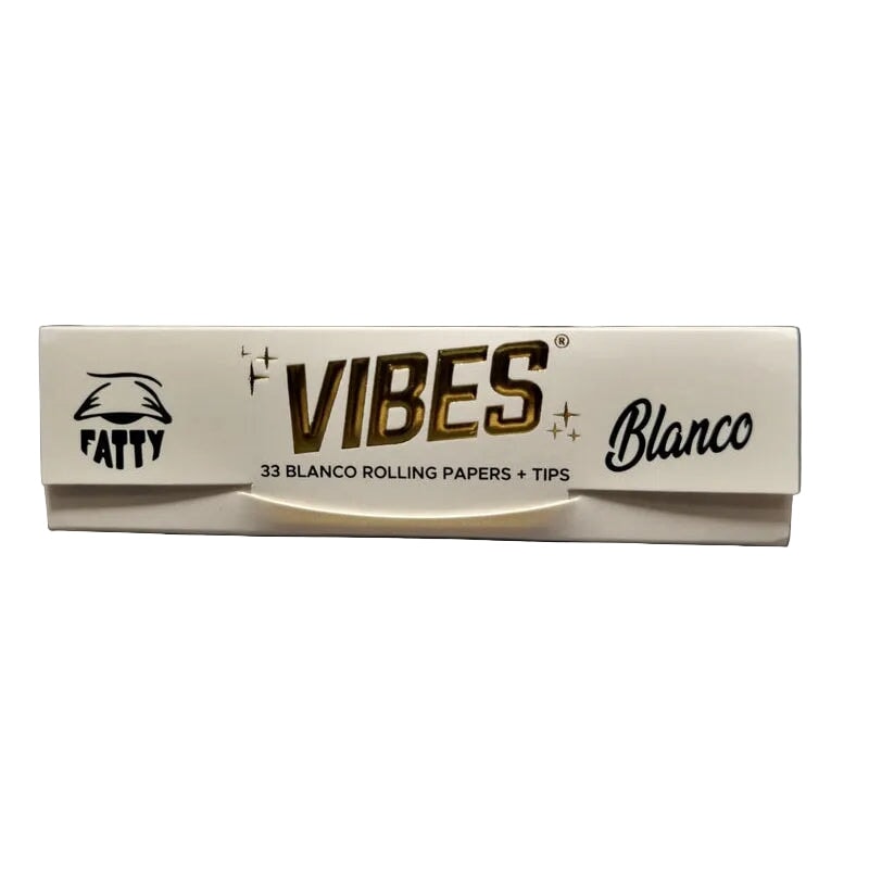 Load image into Gallery viewer, Buy Vibes - Rolling Papers + Tips - Fatty Size (Blanco) Paper | Slimjim India
