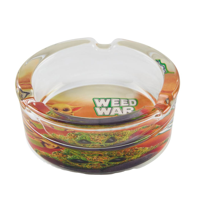 Load image into Gallery viewer, Buy War - Glass Ashtray Ashtray | Slimjim India
