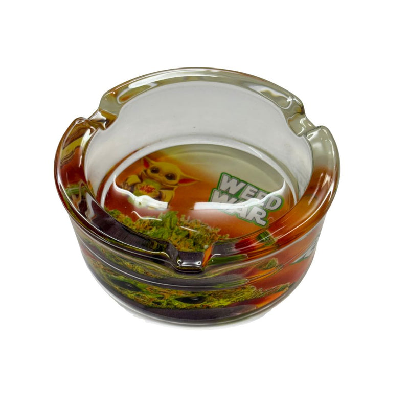 Load image into Gallery viewer, Buy War - Glass Ashtray Ashtray | Slimjim India
