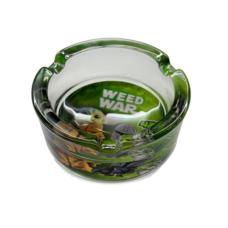 Load image into Gallery viewer, Buy War - Glass Ashtray Ashtray | Slimjim India
