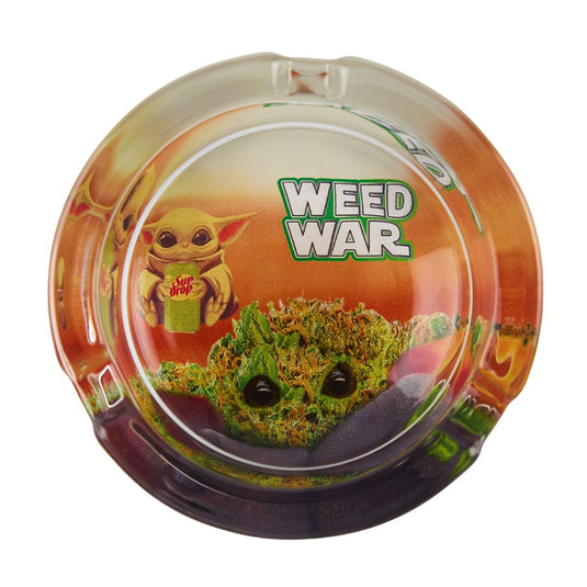 Buy War - Glass Ashtray Ashtray Orange | Slimjim India
