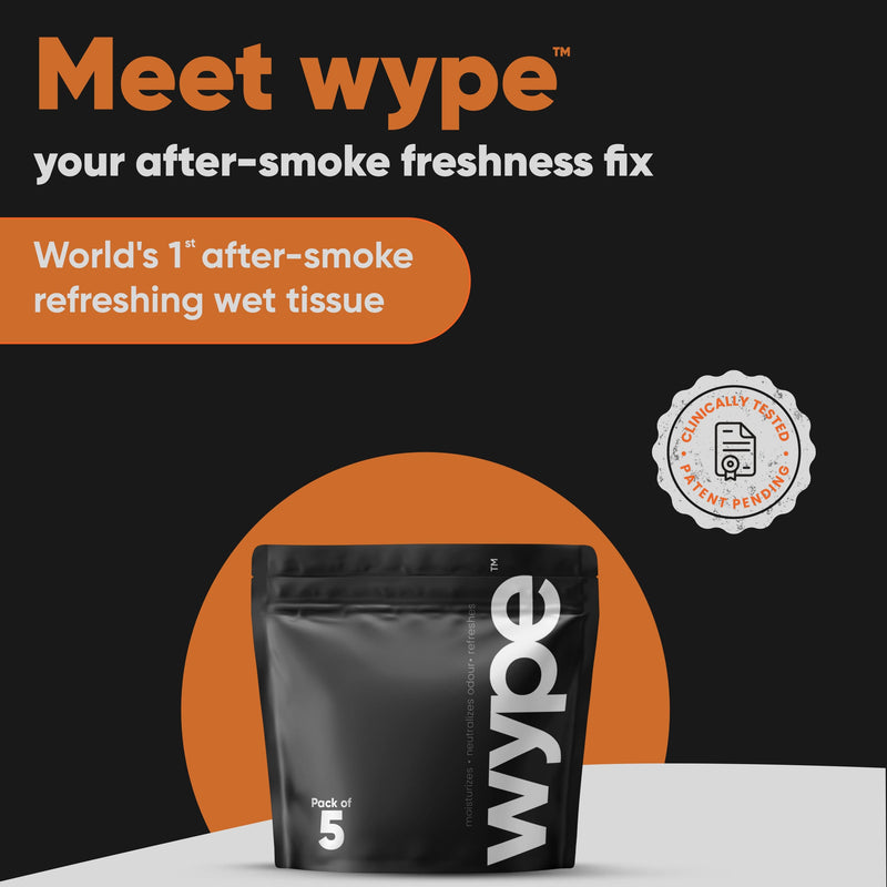 Load image into Gallery viewer, Buy Wype - After Smoke Refreshing Wet Wipes (Pack of 5) Wet Wipes | Slimjim India
