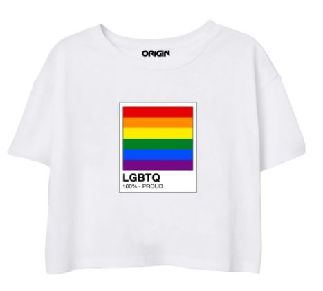 100% Proud Crop Top Clothing Know Your Origin 