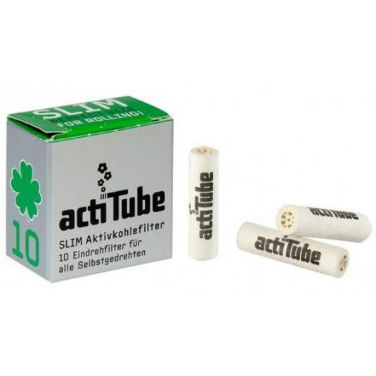 Acti Tube Slim (10 Pack) Cotton Filters Actitube 