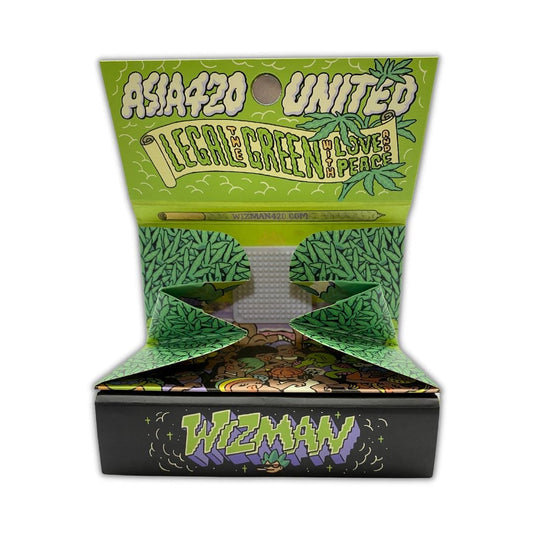 Buy Asia 420 United - King Size Paper + Grinder & Tray Rolling Paper | Slimjim India