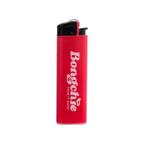 Load image into Gallery viewer, Buy Bongchie - Flint Lighter (Fixed Flame) Lighter Red | Slimjim India
