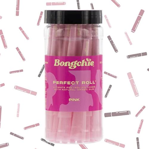 Buy Bongchie - Perfect Roll Pink Jar (King Size Cones) Pre Rolled Cones | Slimjim India