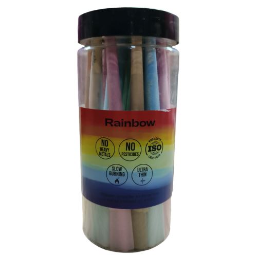 Load image into Gallery viewer, Buy Bongchie - Perfect Roll Rainbow Jar (King Size Cones) Pre Rolled Cones | Slimjim India
