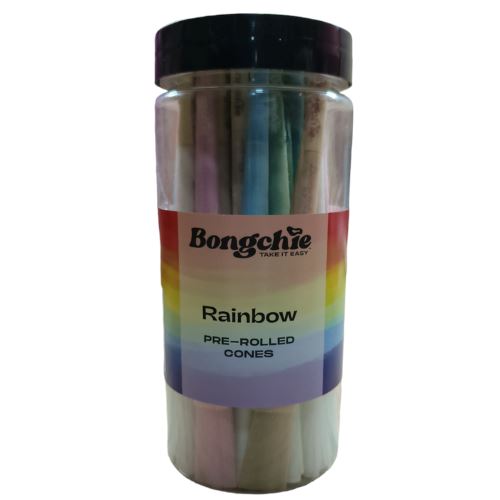 Load image into Gallery viewer, Buy Bongchie - Perfect Roll Rainbow Jar (King Size Cones) Pre Rolled Cones | Slimjim India
