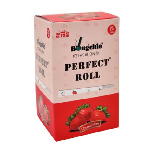 Load image into Gallery viewer, Buy Bongchie - Perfect Roll - Strawberry (King Size Cone) Pre Rolled Cones | Slimjim India
