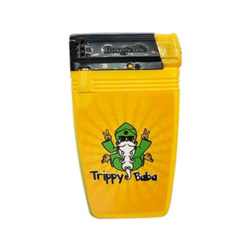 Load image into Gallery viewer, Buy Bongchie - Trippy Baba (World&#39;s Slimmest Lighter) Lighter Yellow | Slimjim India
