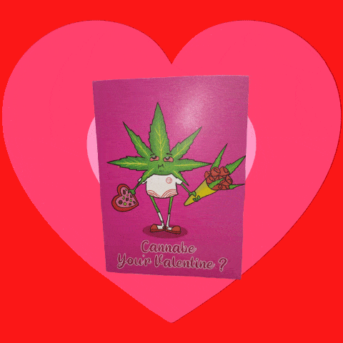 Cannabe Your Valentine? Hi Card Greeting Card Slimjim 