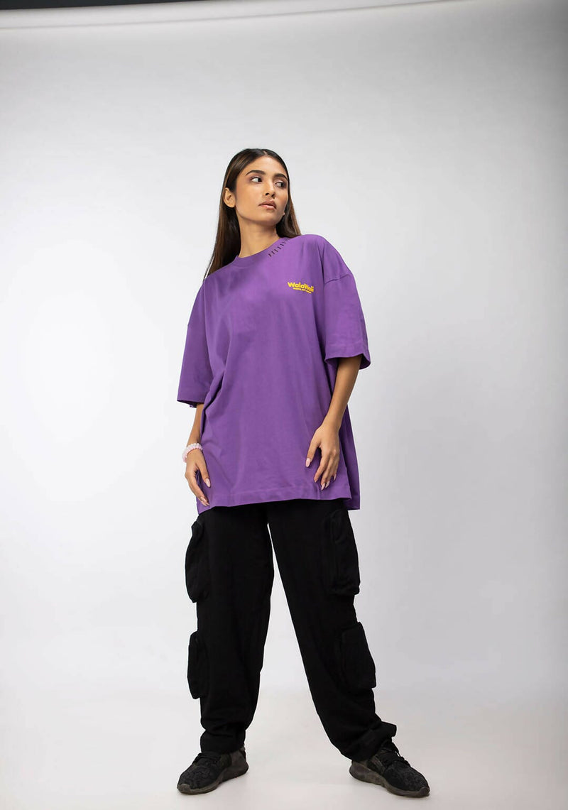 Load image into Gallery viewer, Change aint subtle puff print Oversize tee | Slimjim India 
