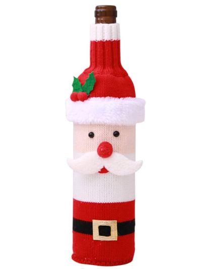 Load image into Gallery viewer, Christmas Santa Bottle Cover Bar Party Pad 
