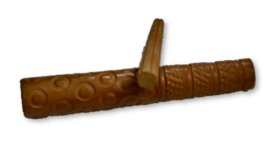 Circle Of Life - Handcrafted Clay Chillum (6 Inches) chillum Slimjim Online 