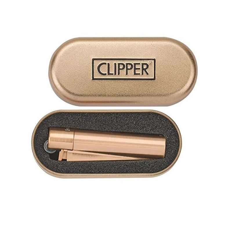 Load image into Gallery viewer, Buy Clipper Metallic Lighter (Rosegold) | Slimjim India
