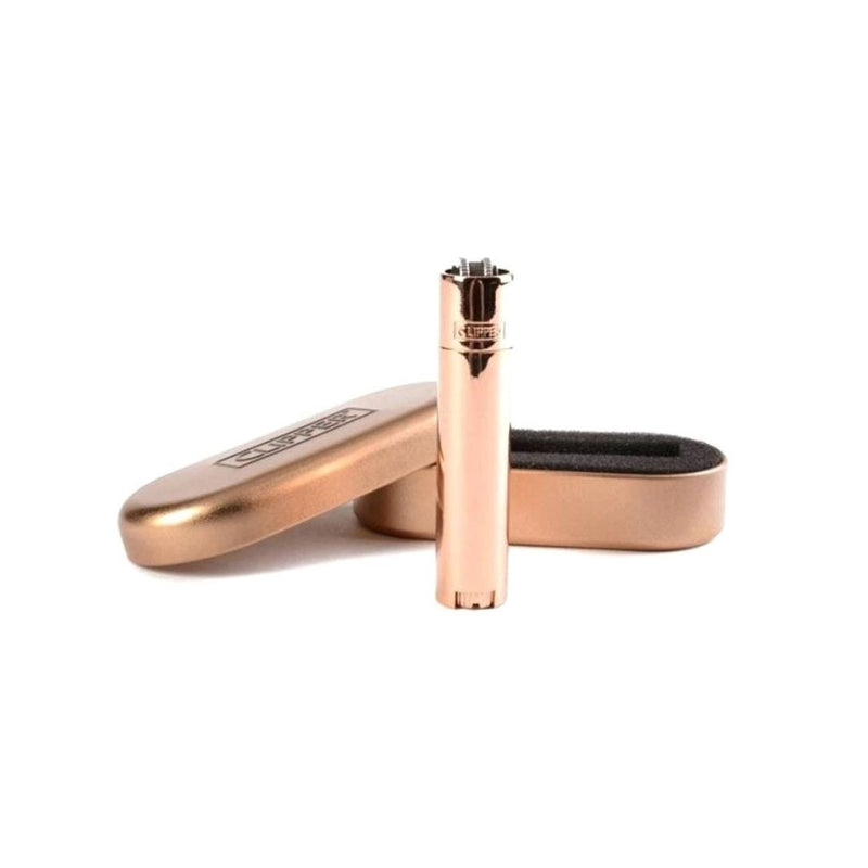 Load image into Gallery viewer, Buy Clipper Metallic Lighter (Rosegold) | Slimjim India
