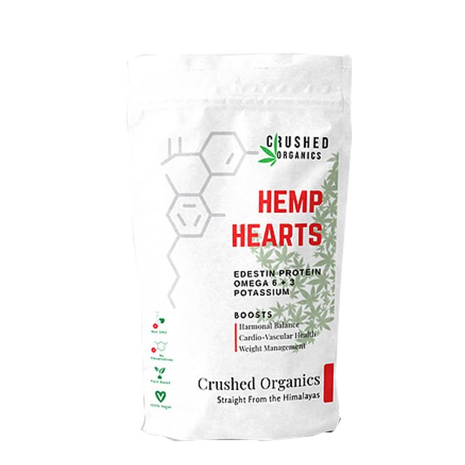 Crushed Organics- Hemp Hearts Hemp seeds Crushed Organics 250 