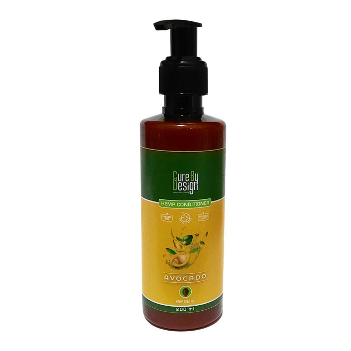 Buy Cure By Design - Hemp & Avocado Conditioner Shampoo & Conditioner 200ml | Slimjim India