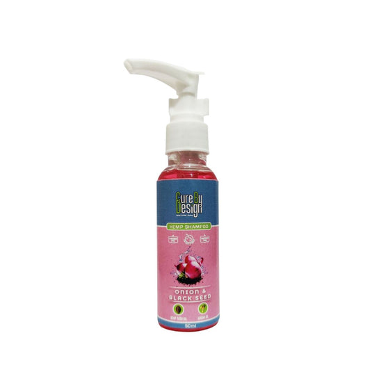 Buy Cure By Design - Hemp Black Seed Oil & Onion Shampoo | Slimjim India