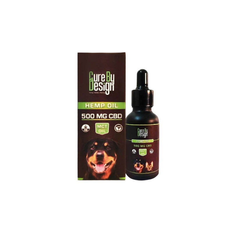 Load image into Gallery viewer, Buy Cure by Design Hemp Oil for Pets with 500mg CBD (MCT) | Slimjim India
