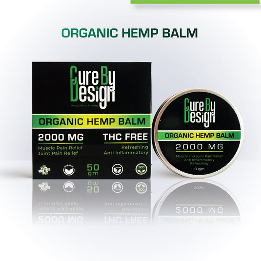 Buy Cure By Design  Organic Hemp Balm (2000 MG) for  Hempivate 