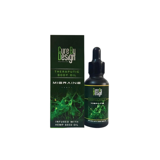 Buy Cure By Design - Therapeutic body oil (Migraine) Aromatic oil | Slimjim India