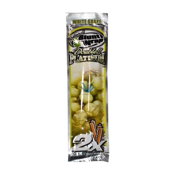 Load image into Gallery viewer, Buy Double Platinum Blunt Wraps (White Grape) Paraphernalia | Slimjim India
