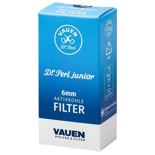 DR.PERL JUNIOR-ACTIVATED CHARCOAL FILTERS (6MM) | Slimjim Online