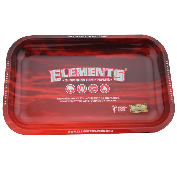 Elements Red Rolling Tray Rolling Tray RAW 