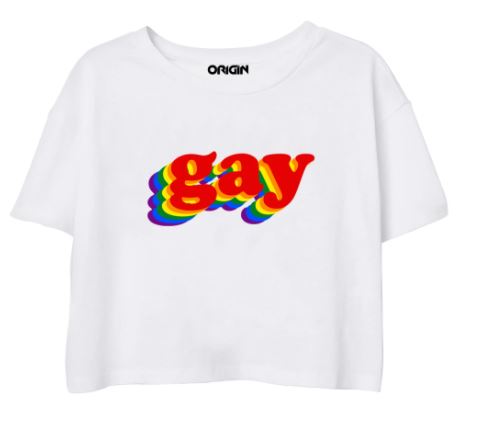 Gay Crop Top Clothing Know Your Origin 