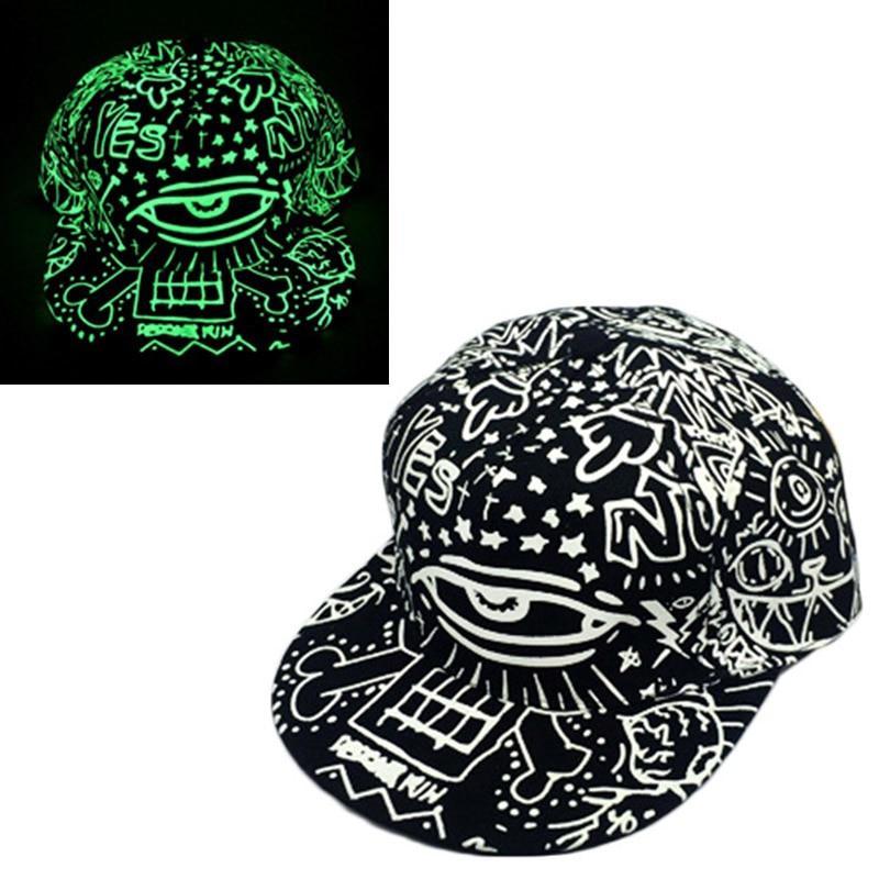 Load image into Gallery viewer, Glow In The Dark SnapBack SnapBack Party Pad Third Eye 
