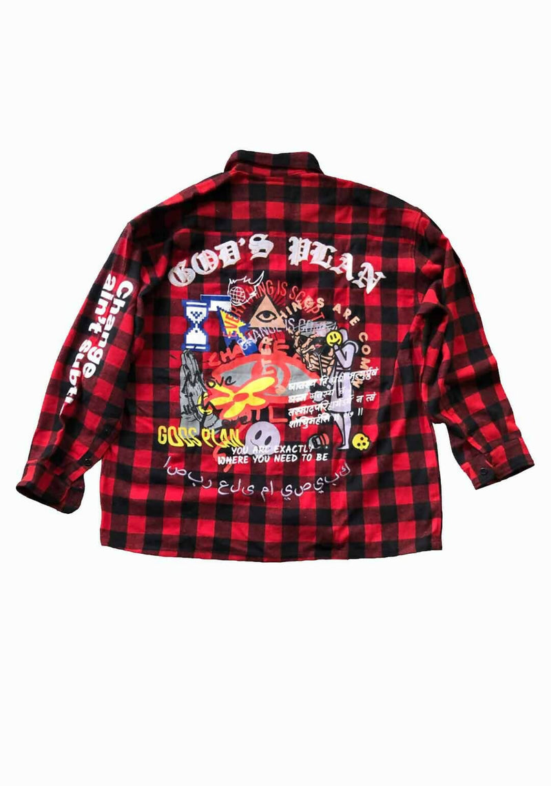 Load image into Gallery viewer, GODS PLAN Heavy Weight Flannel Overshirt | Slimjim India 
