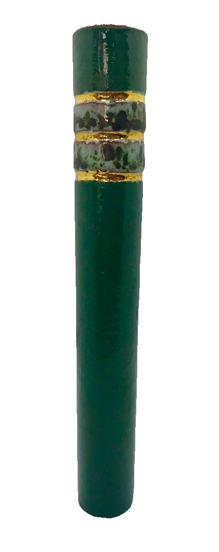 Load image into Gallery viewer, Green Hornet Italian Clay Chillum (8 inch) chillum Patrick&#39;s Chillums 
