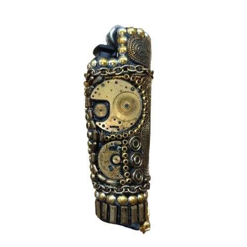Load image into Gallery viewer, Buy Green Mantra - Golden Handcrafted Watch Lighters Lighter | Slimjim India
