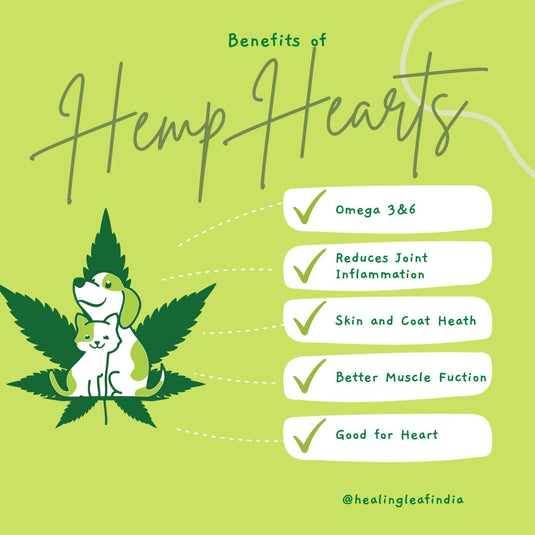 Healing Leaf - Hemp Hearts For Pets 100g - Hempivate
