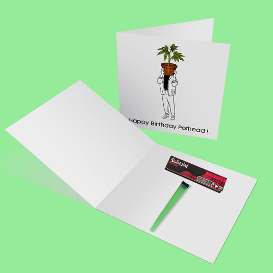 happy birthday pothead Hi Card
