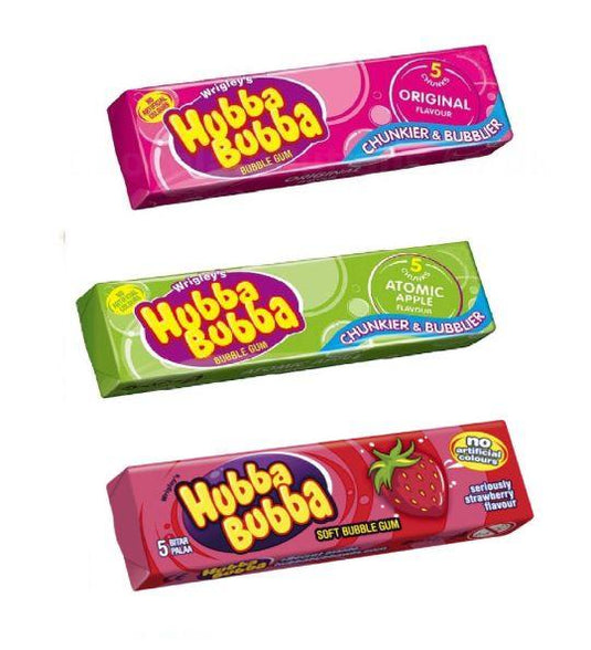 Hubba Bubba Chunky and Bubbly Bubble Gum Munchies Wrigley's 