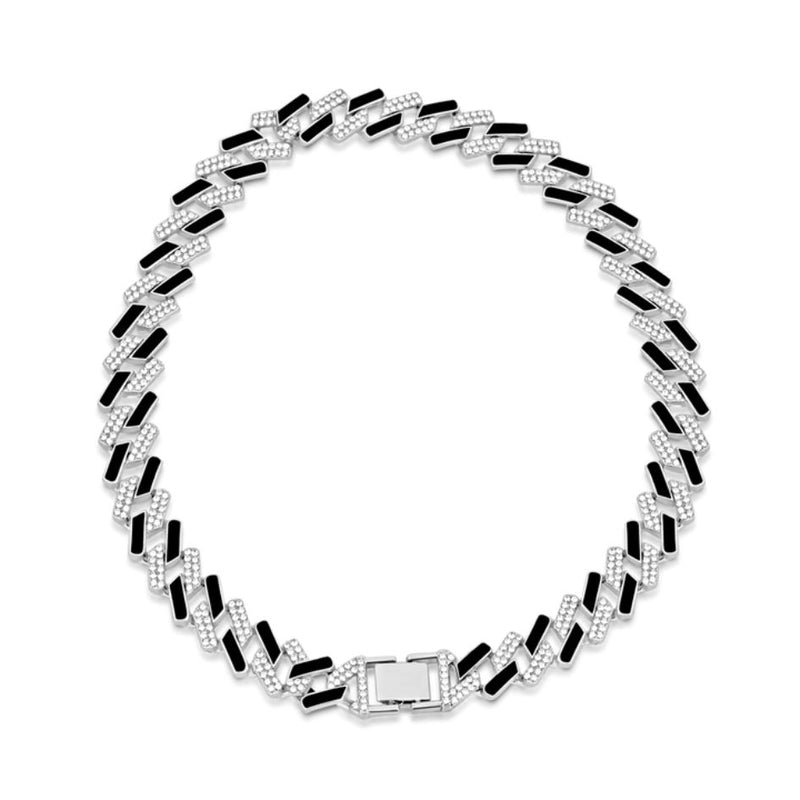 Load image into Gallery viewer, Buy Iced Black Cuban Link Chain CHAIN | Slimjim India

