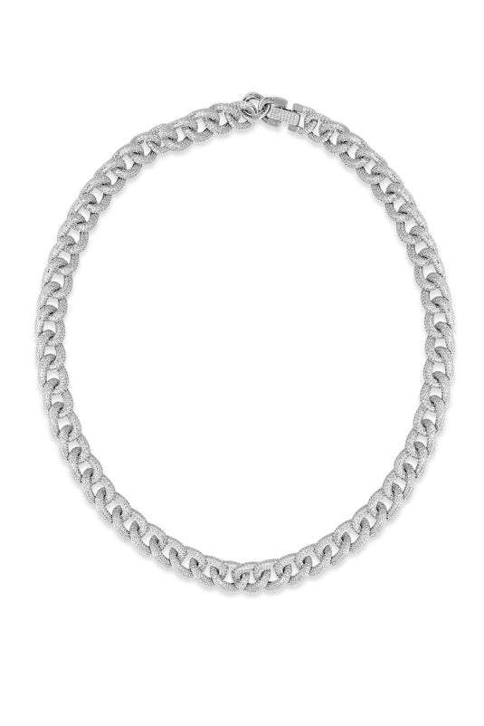 Buy Iced Rolo Chain CHAIN Length-20 IN, Breadth-10 MM Silver | Slimjim India