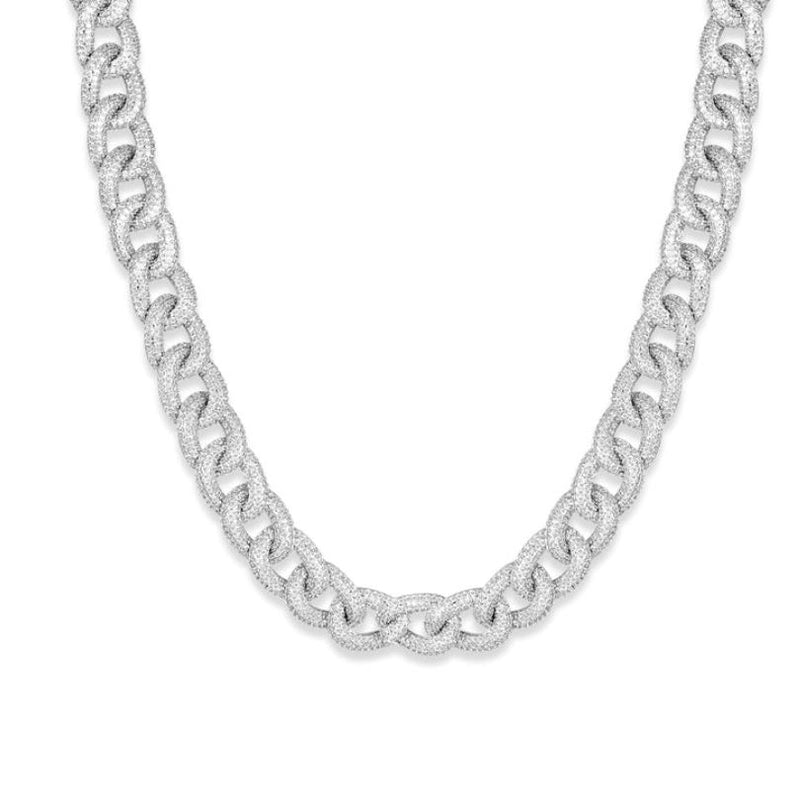 Load image into Gallery viewer, Buy Iced Rolo Chain CHAIN Silver | Slimjim India
