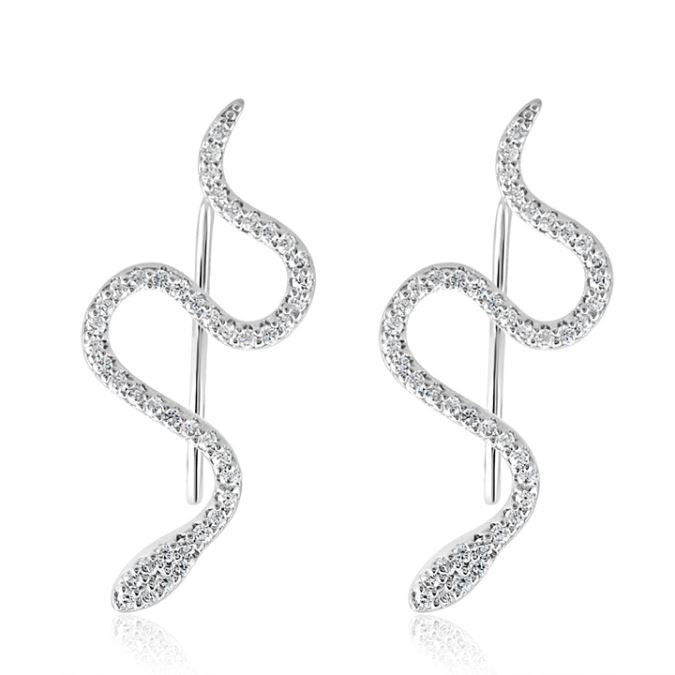 Load image into Gallery viewer, Buy Wrapgame Collection | ICED SARPA EAR CUFFS - Earrings | Slimjim India

