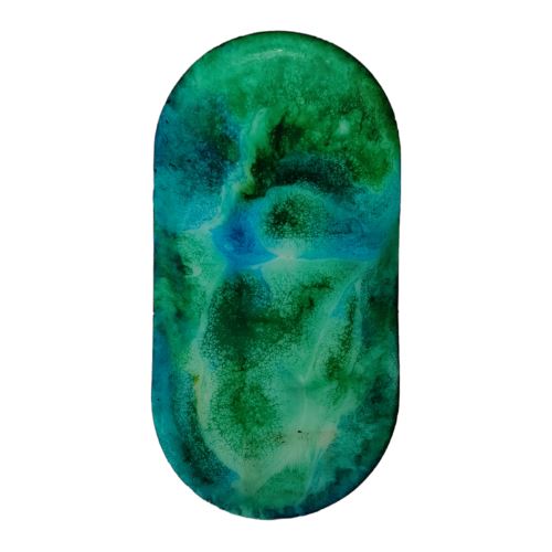 Buy Infinite Chaos - Emerald - Resin Rolling Tray Rolling Tray | Slimjim India