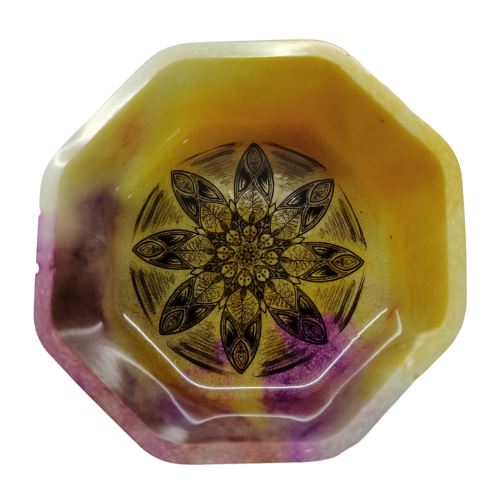Load image into Gallery viewer, Buy Infinite Chaos - Floral Bloom Resin Ashtray Ashtray | Slimjim India
