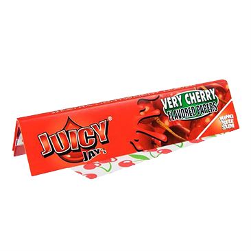 Juicy Jay's King Size - Very Cherry rolling papers juicy jays 